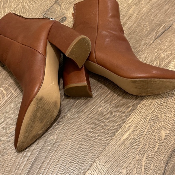 Size 5 - Steve Madden Women's Cognac Booties - Picture 4 of 13